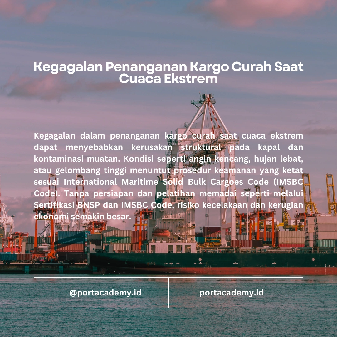 Menghadapi Tantangan Kargo Curah dalam Cuaca Ekstrem