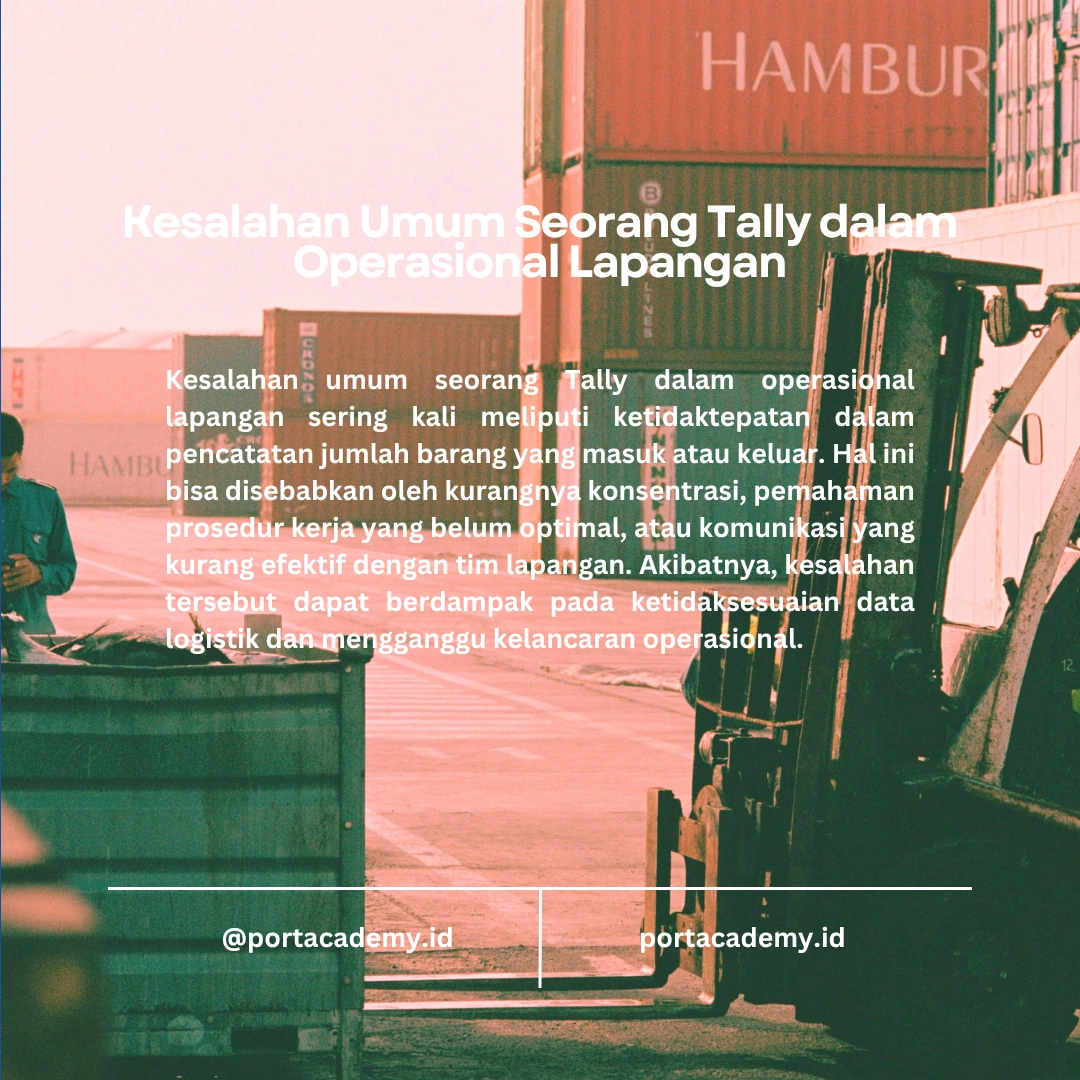Kesalahan Umum yang Harus Dihindari oleh Seorang Tally