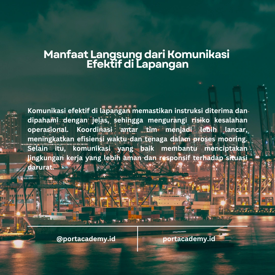 Peran Komunikasi Efektif dalam Operasi Mooring