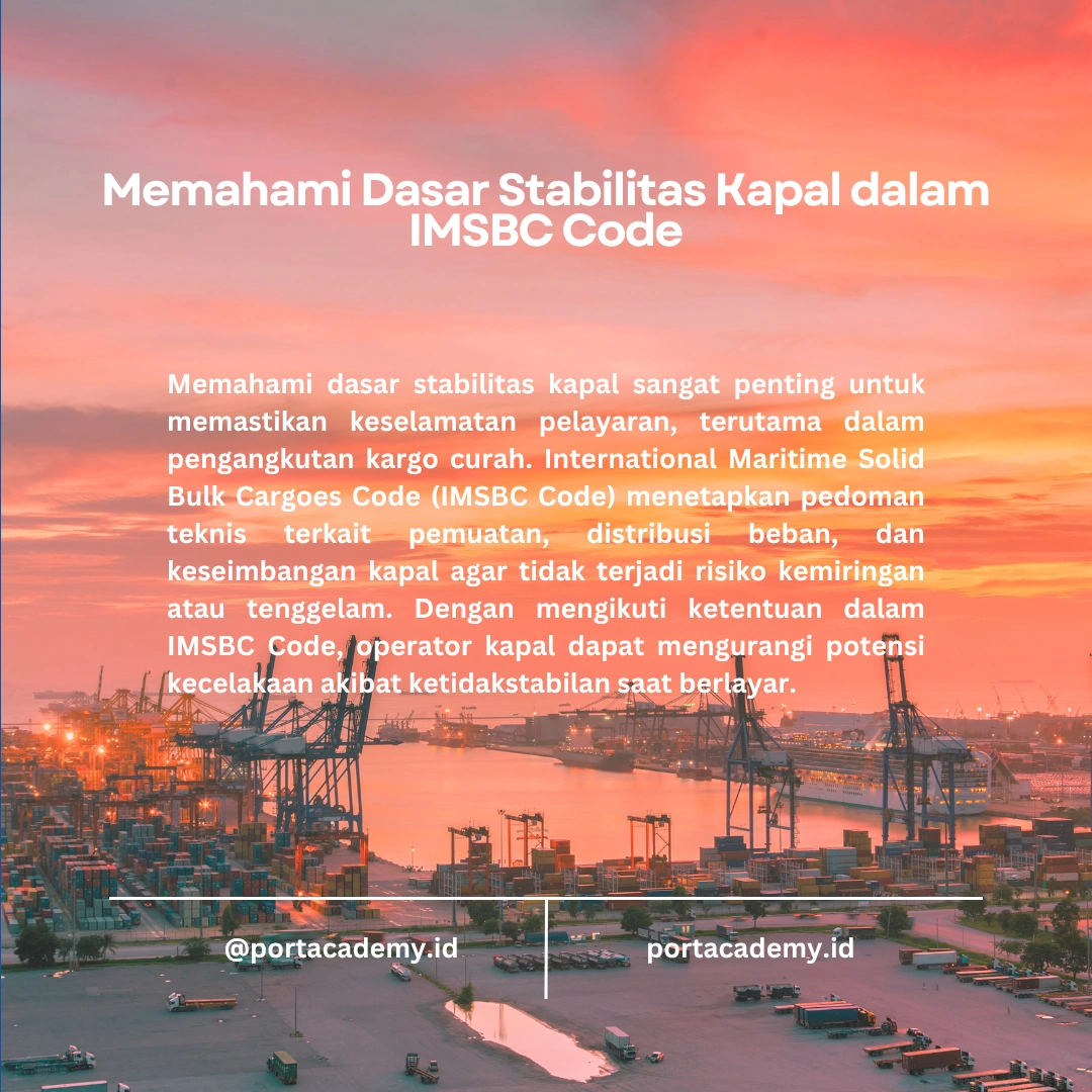 Langkah-Langkah Memastikan Stabilitas Kapal Curah