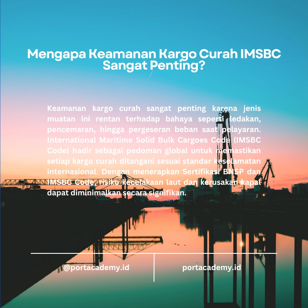 Cara IMSBC Code Menjamin Keamanan Kargo Curah