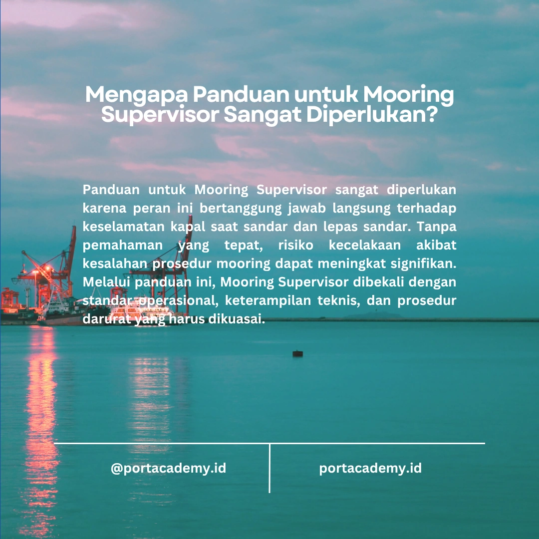 Panduan untuk Menjadi Mooring Supervisor