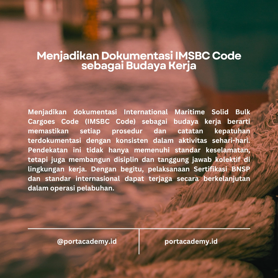 Pentingnya Dokumentasi dalam Kepatuhan IMSBC Code