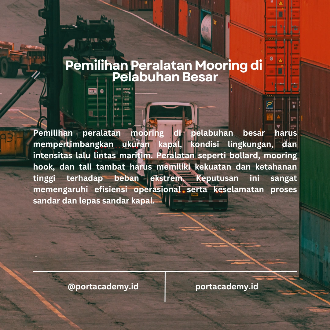 Bagaimana Memilih Peralatan Mooring yang Tepat?