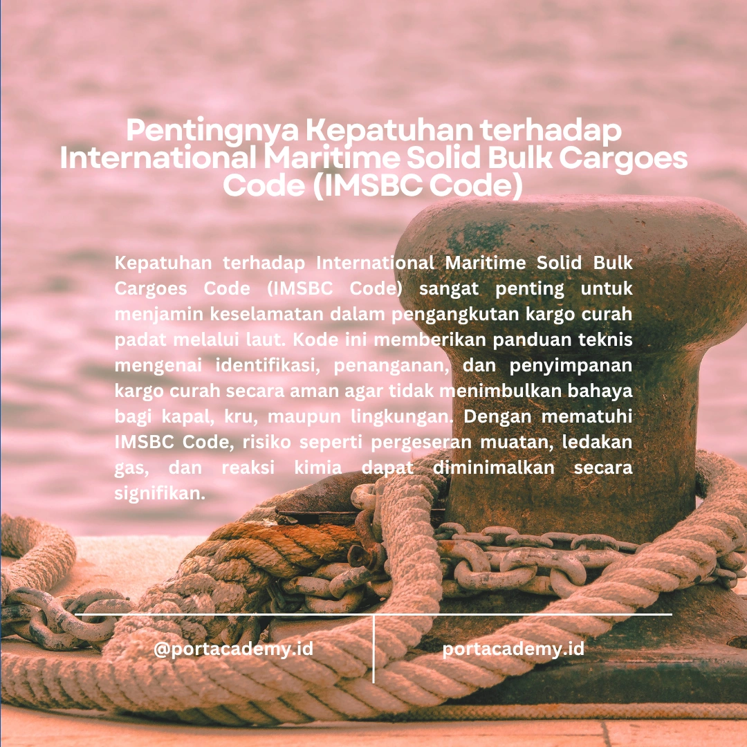 Peran Teknologi dalam Kepatuhan IMSBC Code