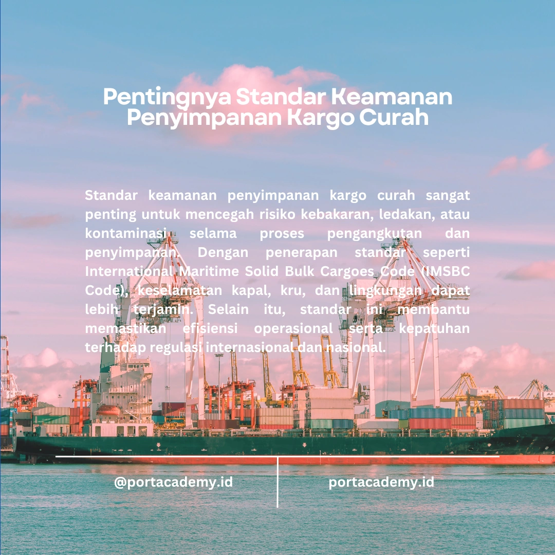 Cara IMSBC Code Memastikan Keamanan Penyimpanan Kargo