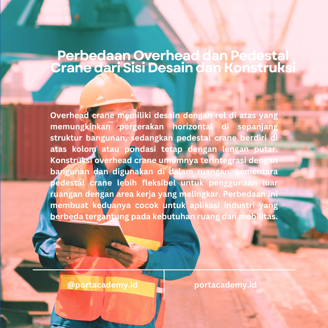 Perbedaan Overhead Crane dan Pedestal Crane