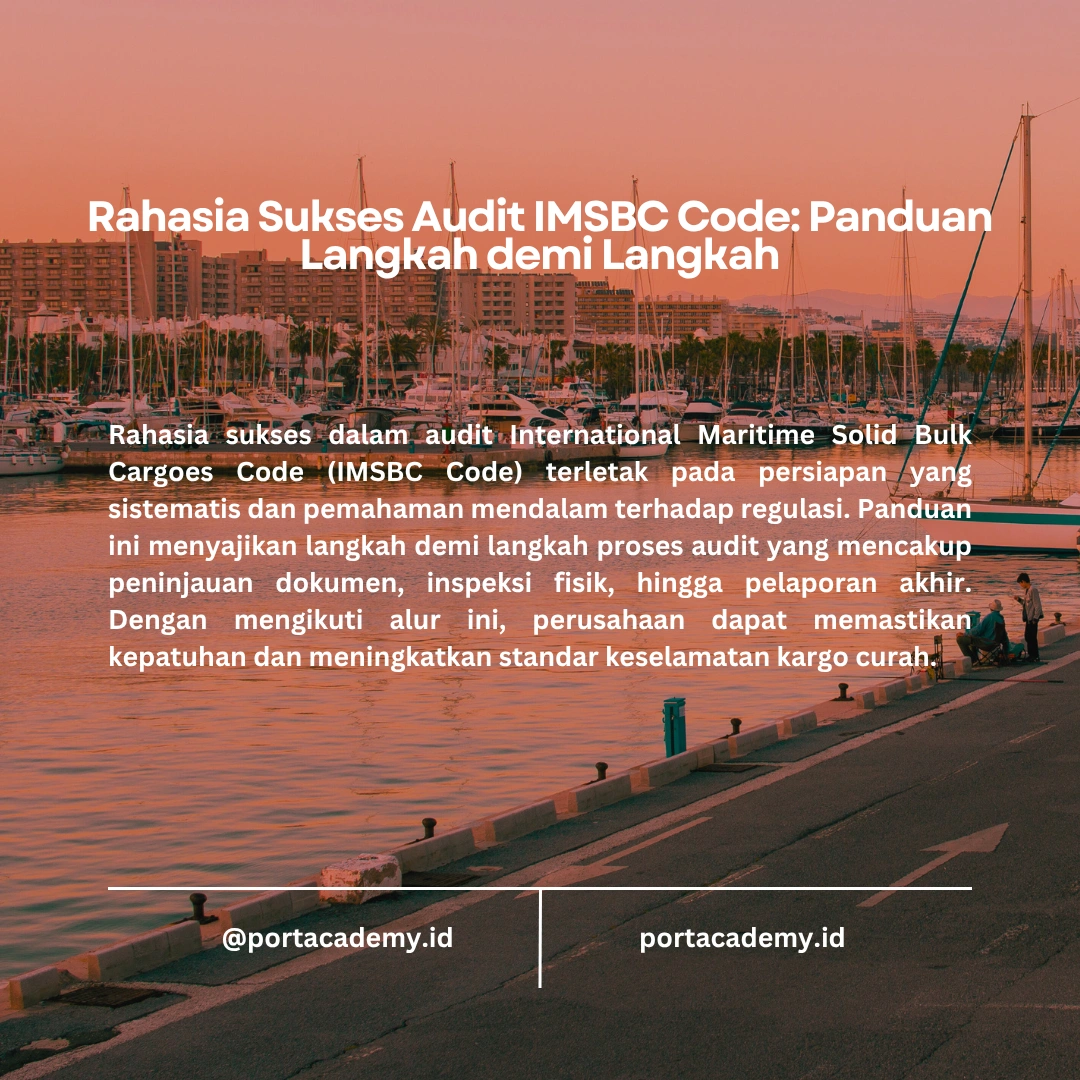 Panduan untuk Melakukan Audit IMSBC Code