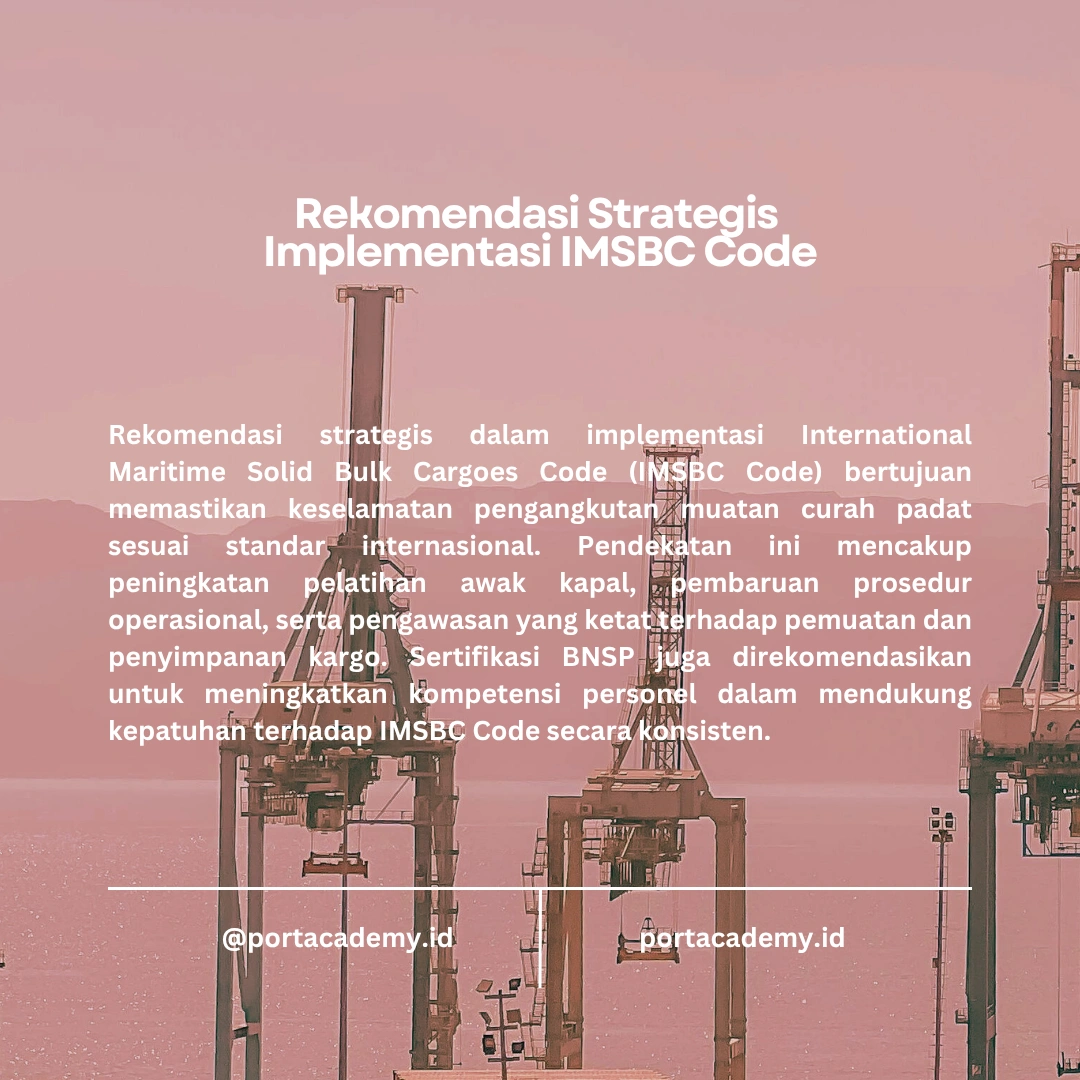 Langkah-Langkah dalam Implementasi IMSBC Code