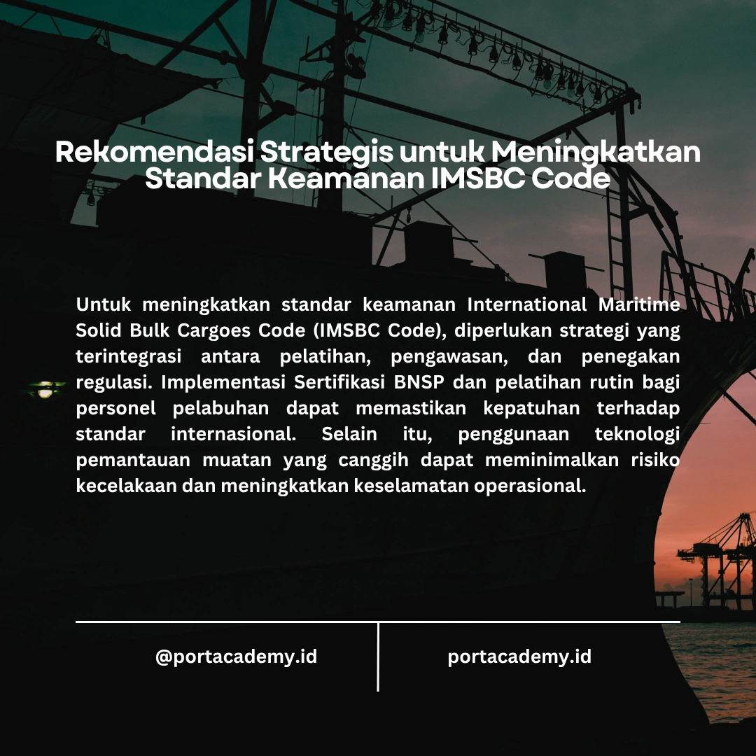 Bagaimana IMSBC Code Memastikan Standar Keamanan