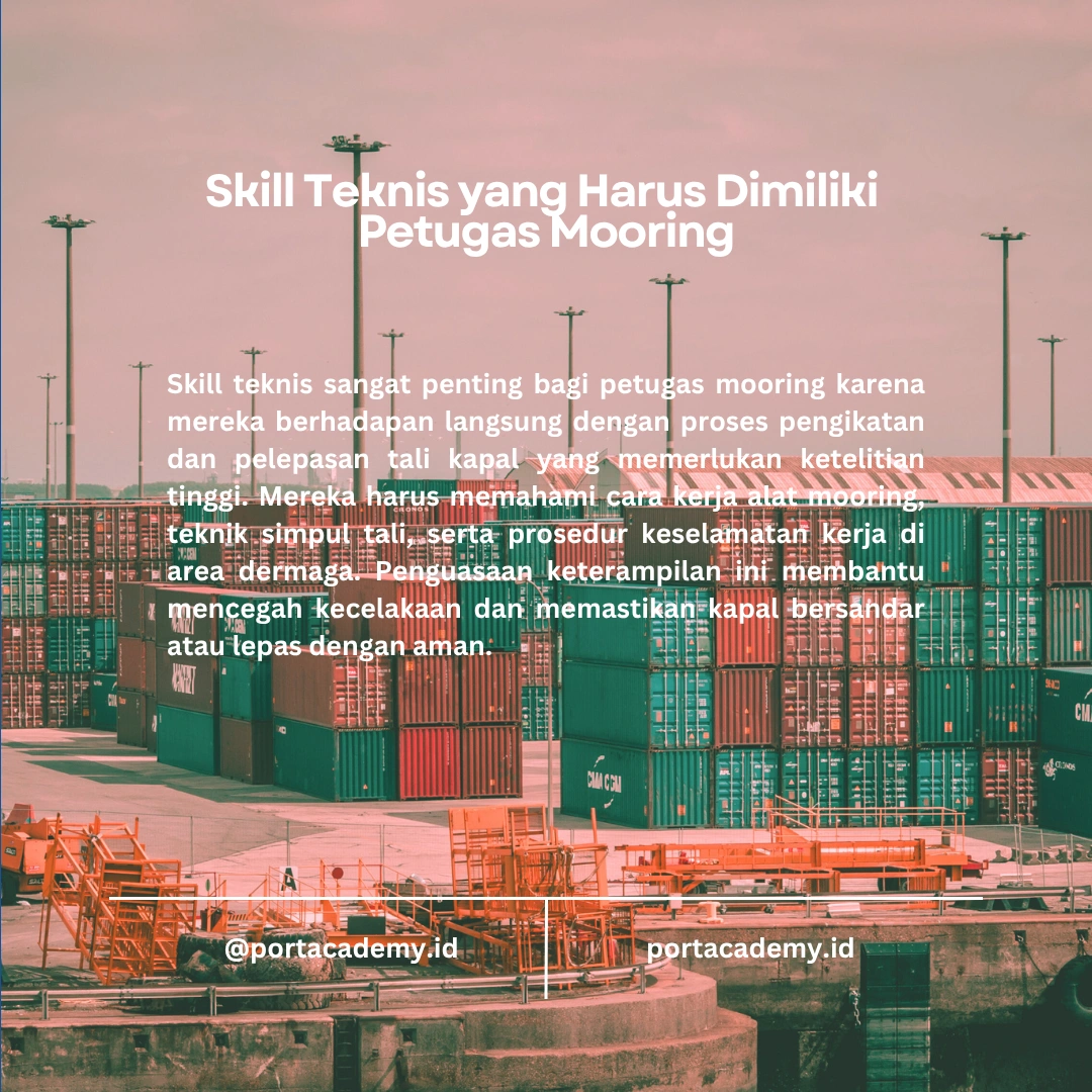 Skill yang Diperlukan untuk Operasi Mooring dan Unmooring