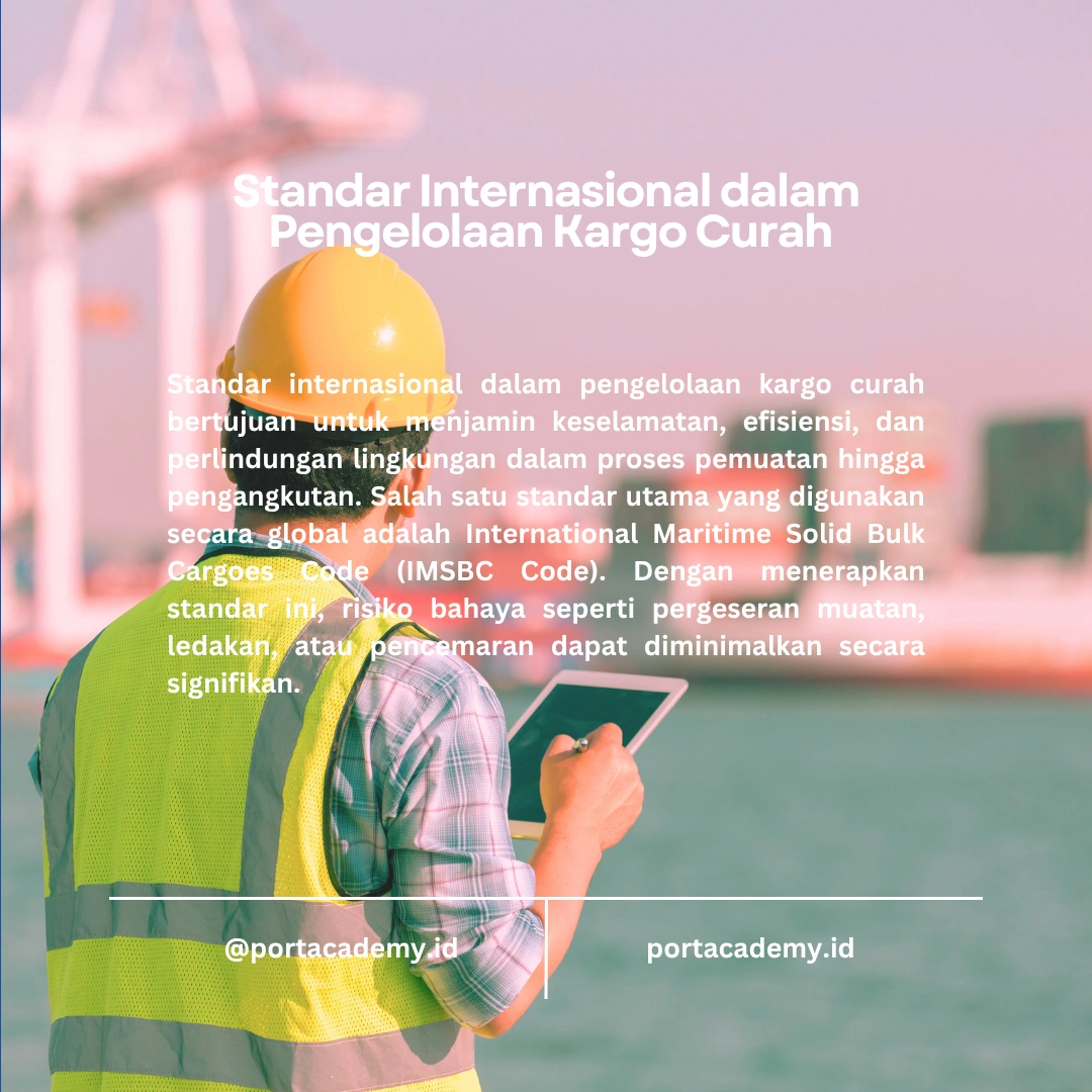 Panduan Pengelolaan Kargo Curah dengan IMSBC Code