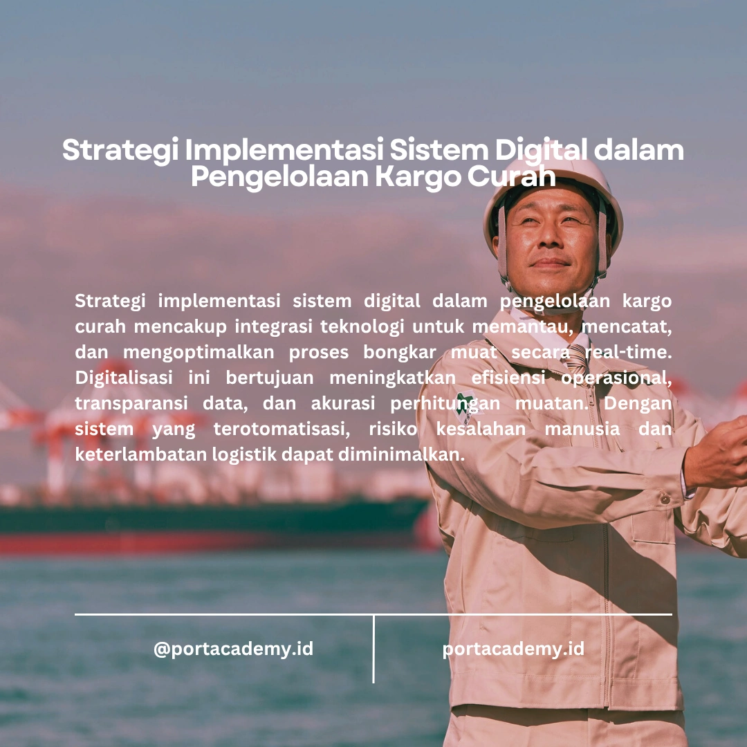 Pengelolaan Kargo Curah dengan Sistem Digital