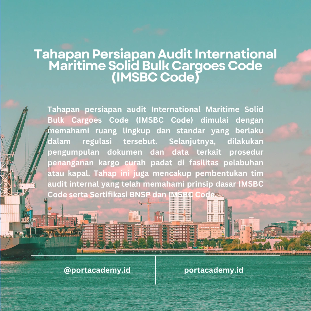 Panduan untuk Melakukan Audit IMSBC Code