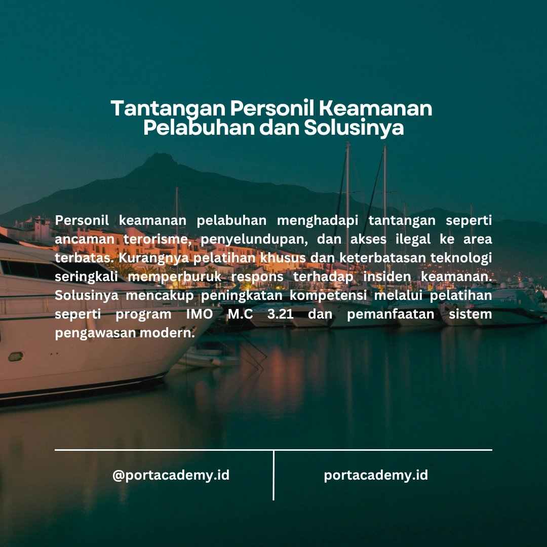 Mengenal SAT untuk Personil Pelabuhan dengan Tugas Keamanan Khusus
