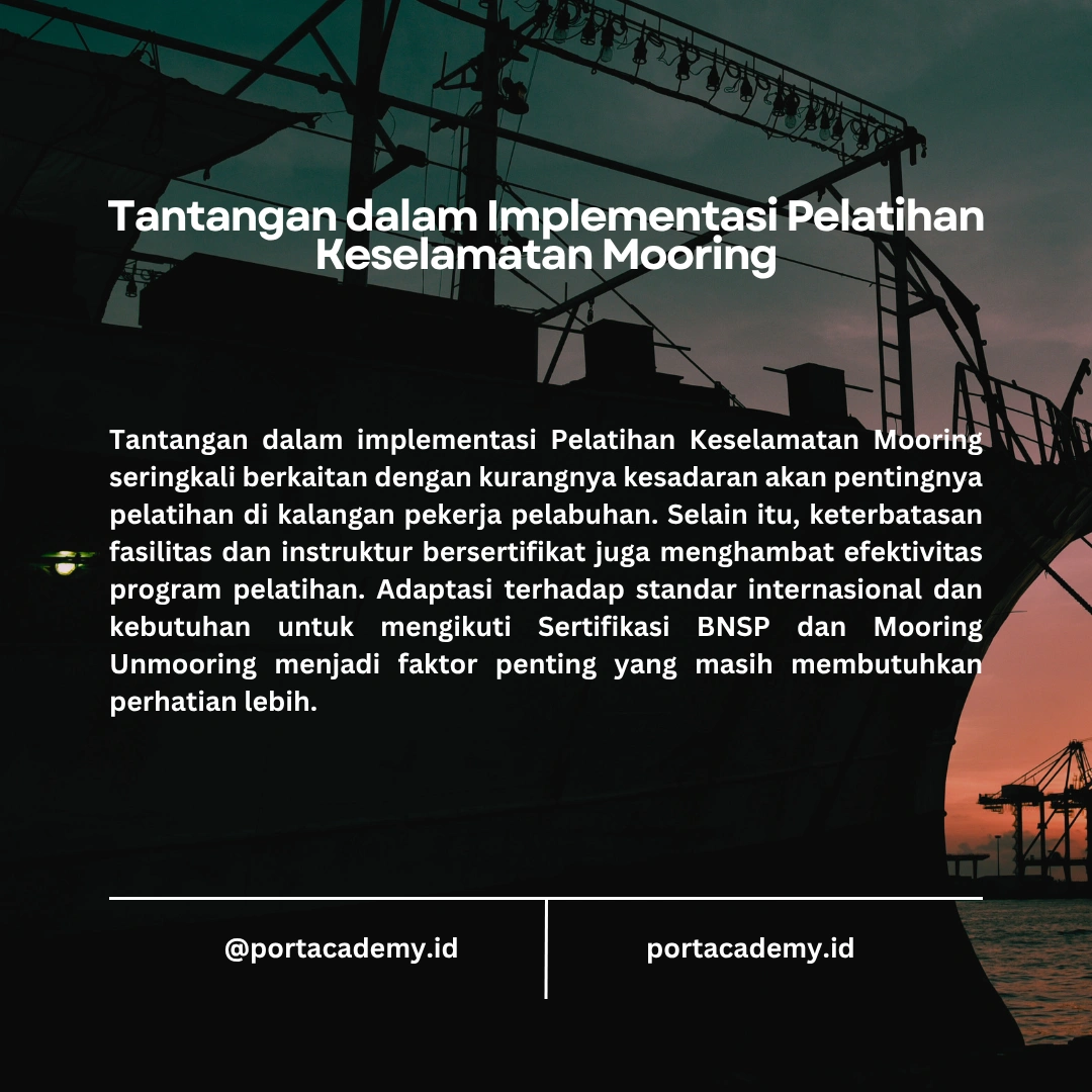 Pentingnya Pelatihan Keselamatan Mooring