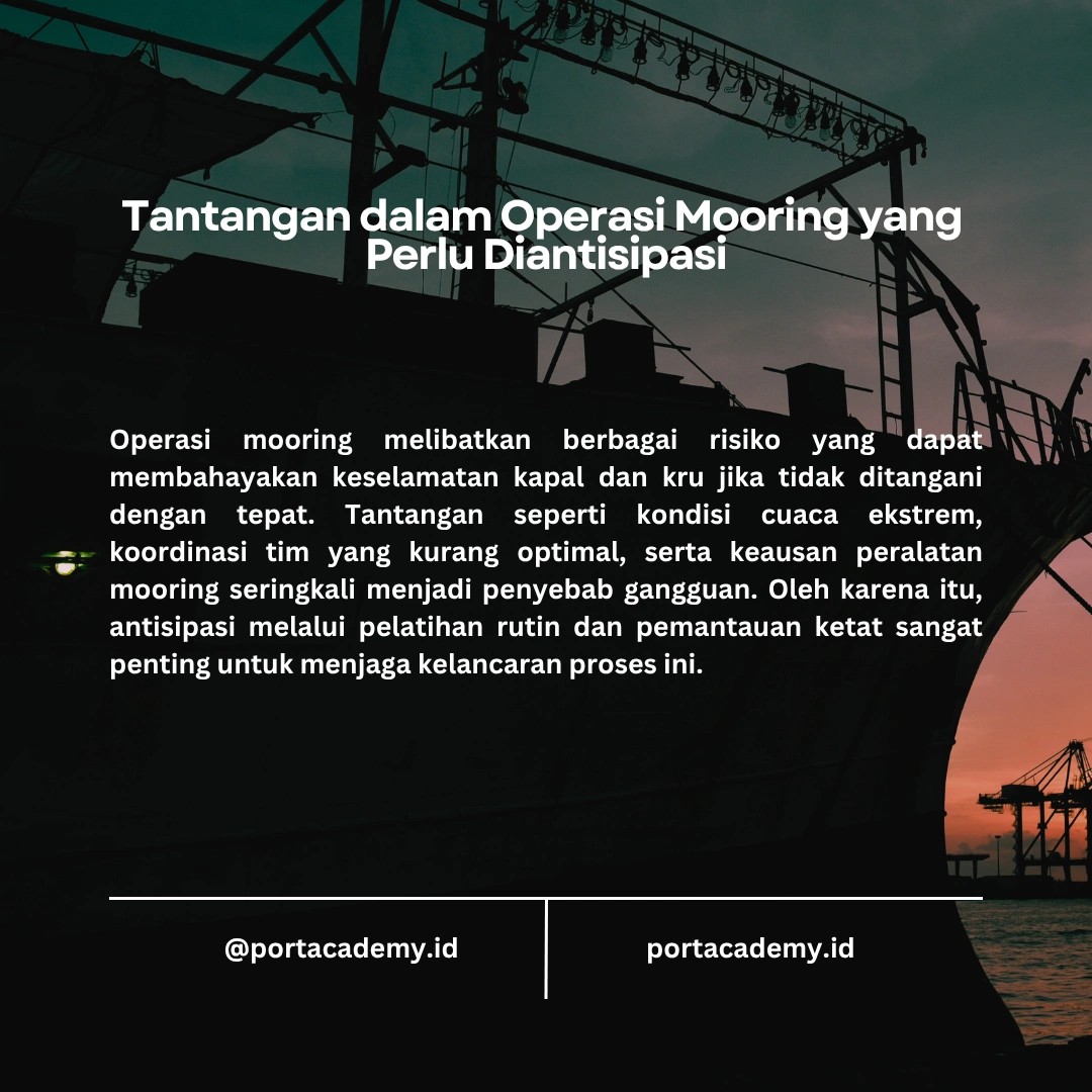 Pentingnya Koordinasi Tim dalam Operasi Mooring