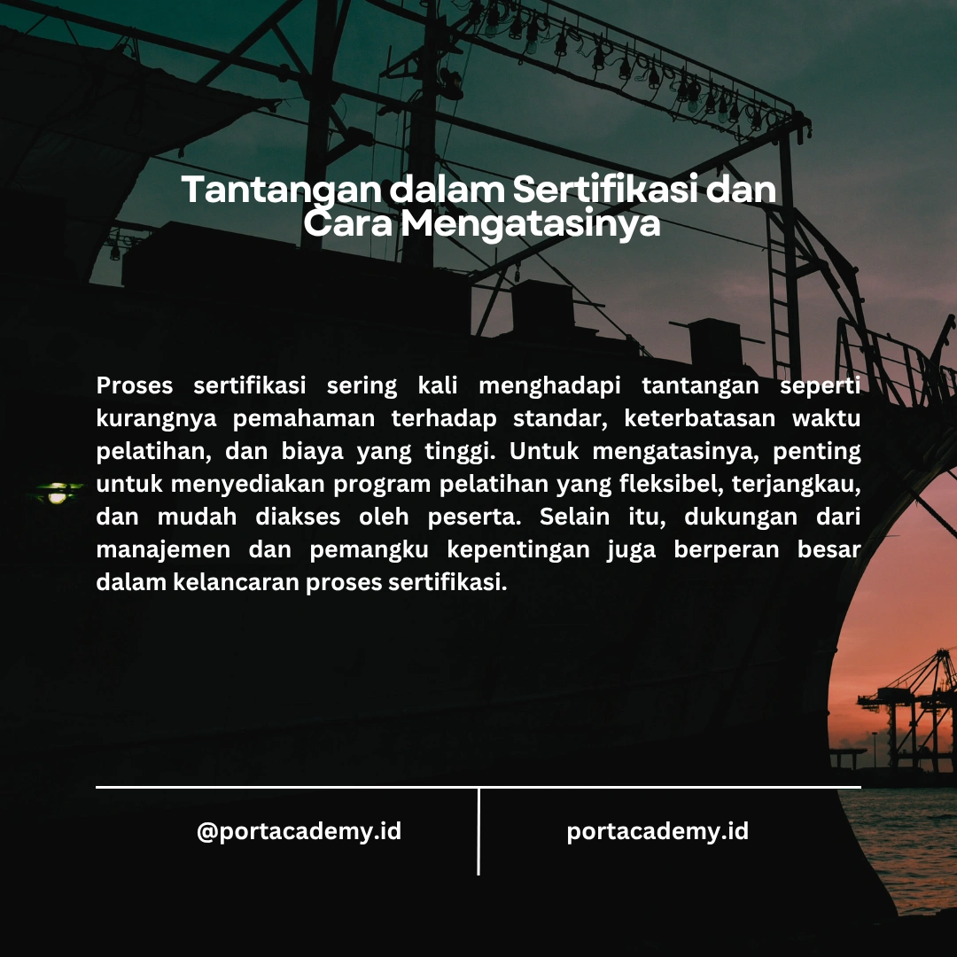 Panduan Sertifikasi Safe Stevedoring