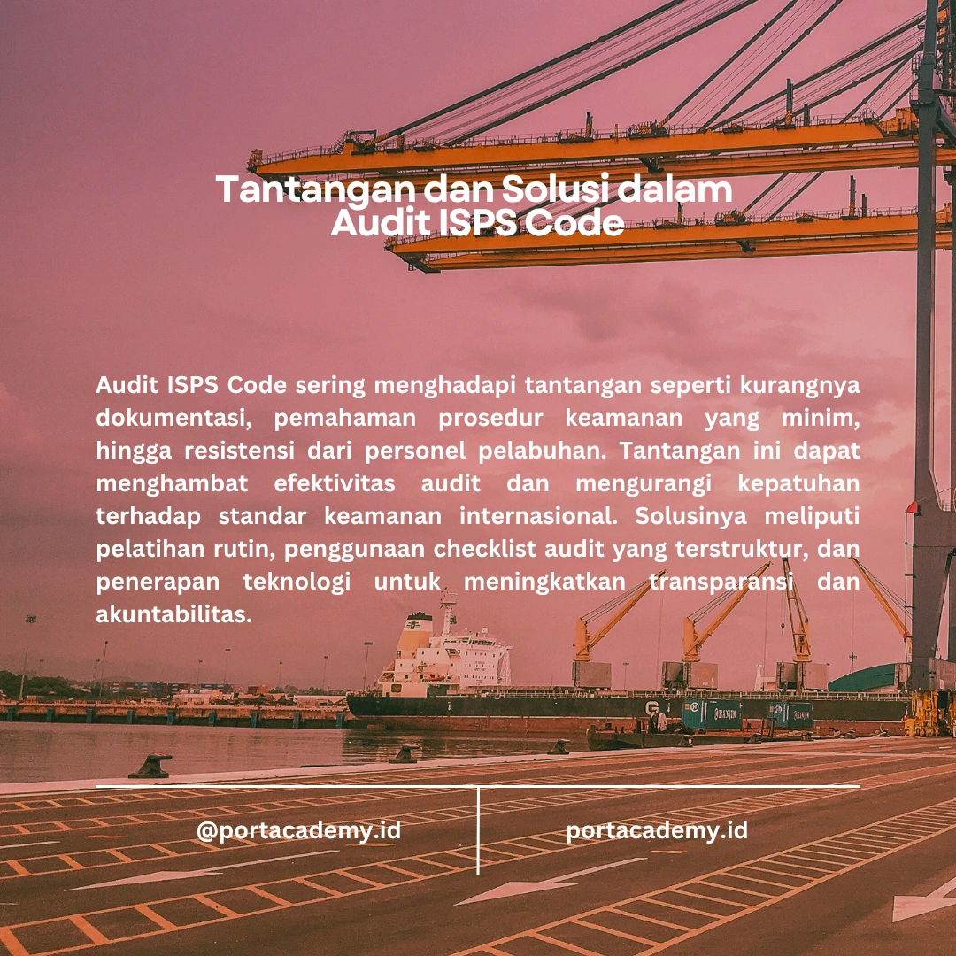 Panduan Sertifikasi Internal Auditor ISPS Code