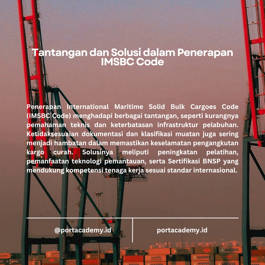 Langkah-Langkah Menjadi Ahli dalam IMSBC Code