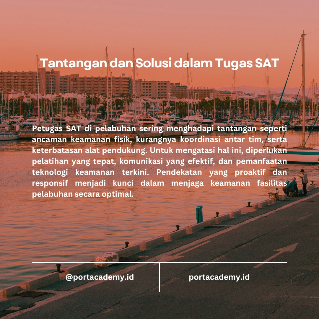 Keamanan Fasilitas Pelabuhan: Panduan untuk SAT