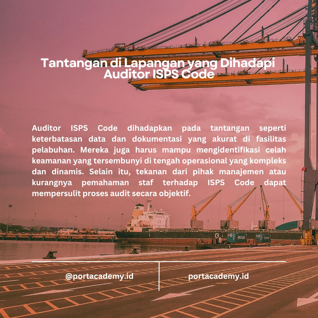 Panduan Menjadi Internal Auditor ISPS Code