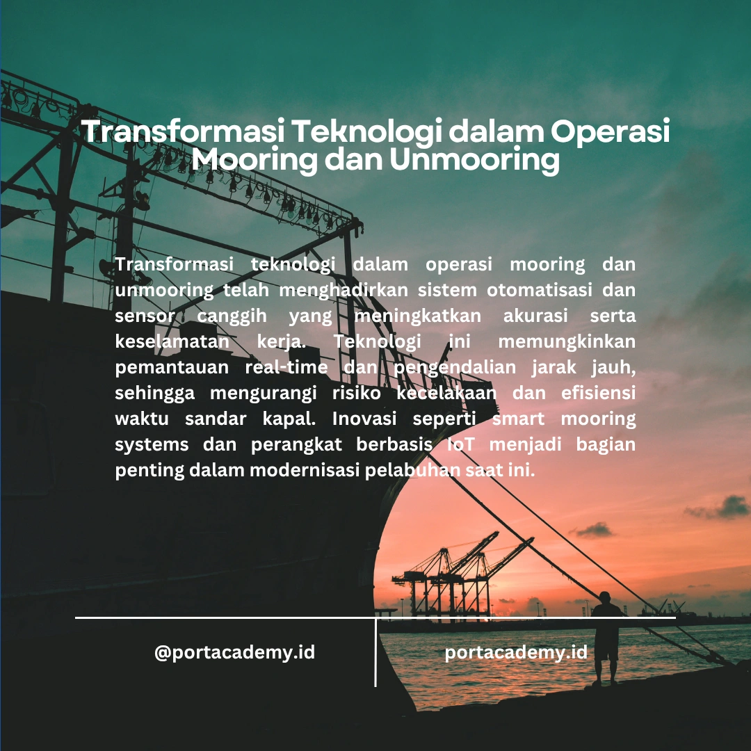 Teknologi Modern dalam Operasi Mooring dan Unmooring