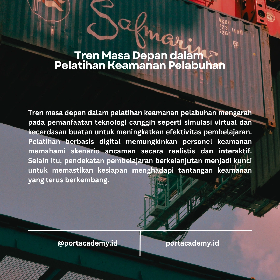Panduan Pelatihan SAT IMO M.C 3.25 untuk Keamanan Pelabuhan