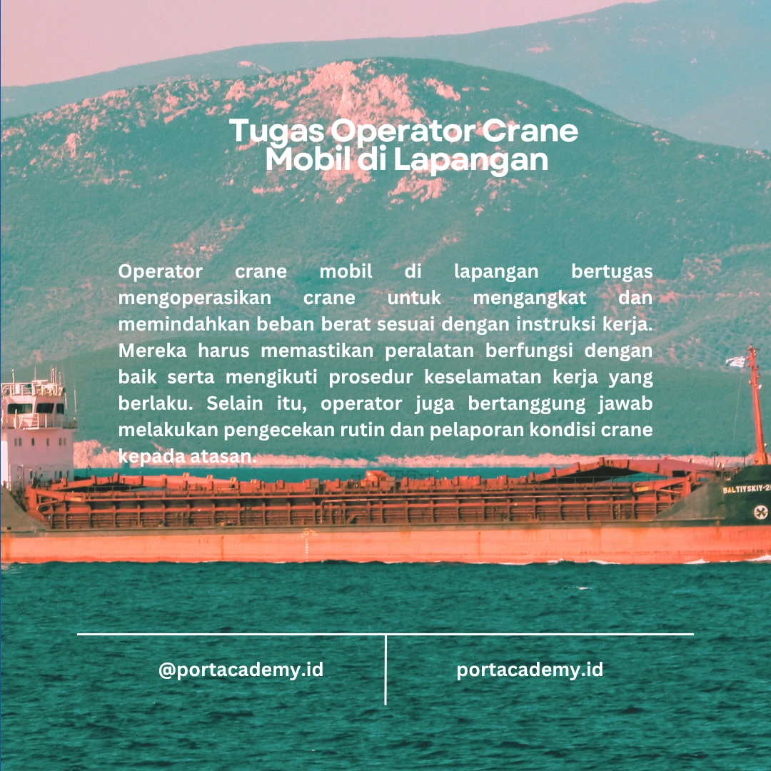 Tugas Sehari-Hari Seorang Operator Crane Mobil