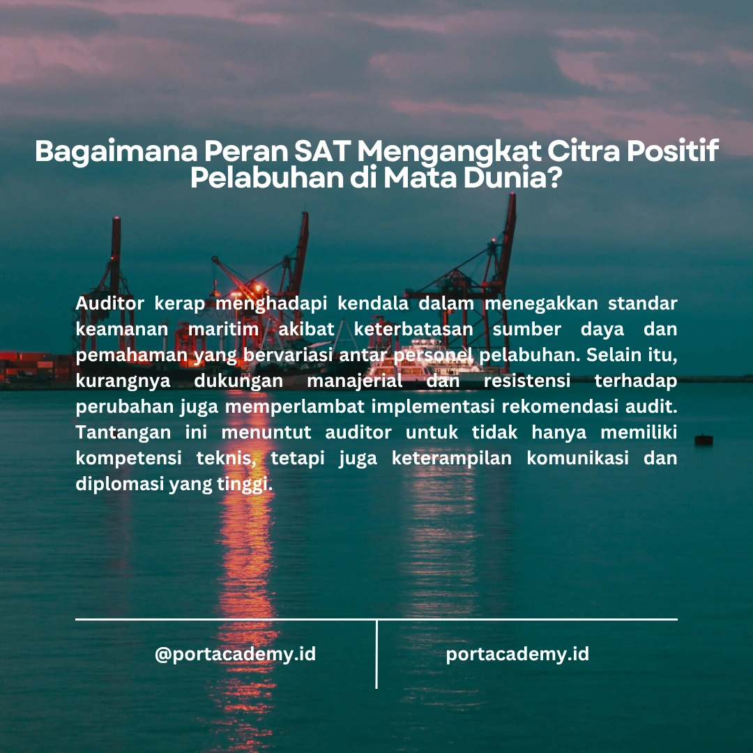 Skill Utama untuk Auditor ISPS Code