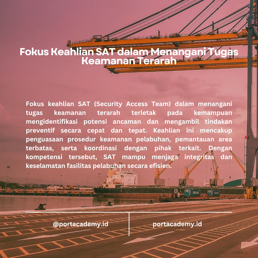 Skill Utama untuk SAT dengan Tugas Keamanan Khusus