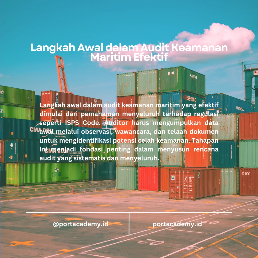 Panduan Melakukan Audit Keamanan Maritim