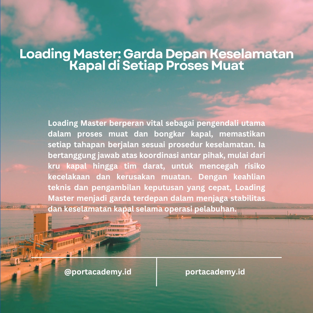 Langkah-Langkah Loading Master dalam Menjamin Keselamatan Kapal