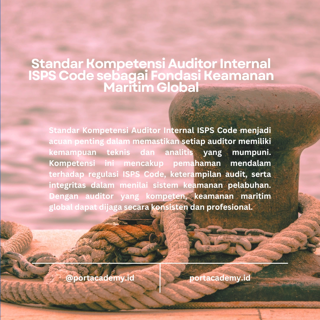 Peran Internal Auditor dalam Perlindungan Maritim