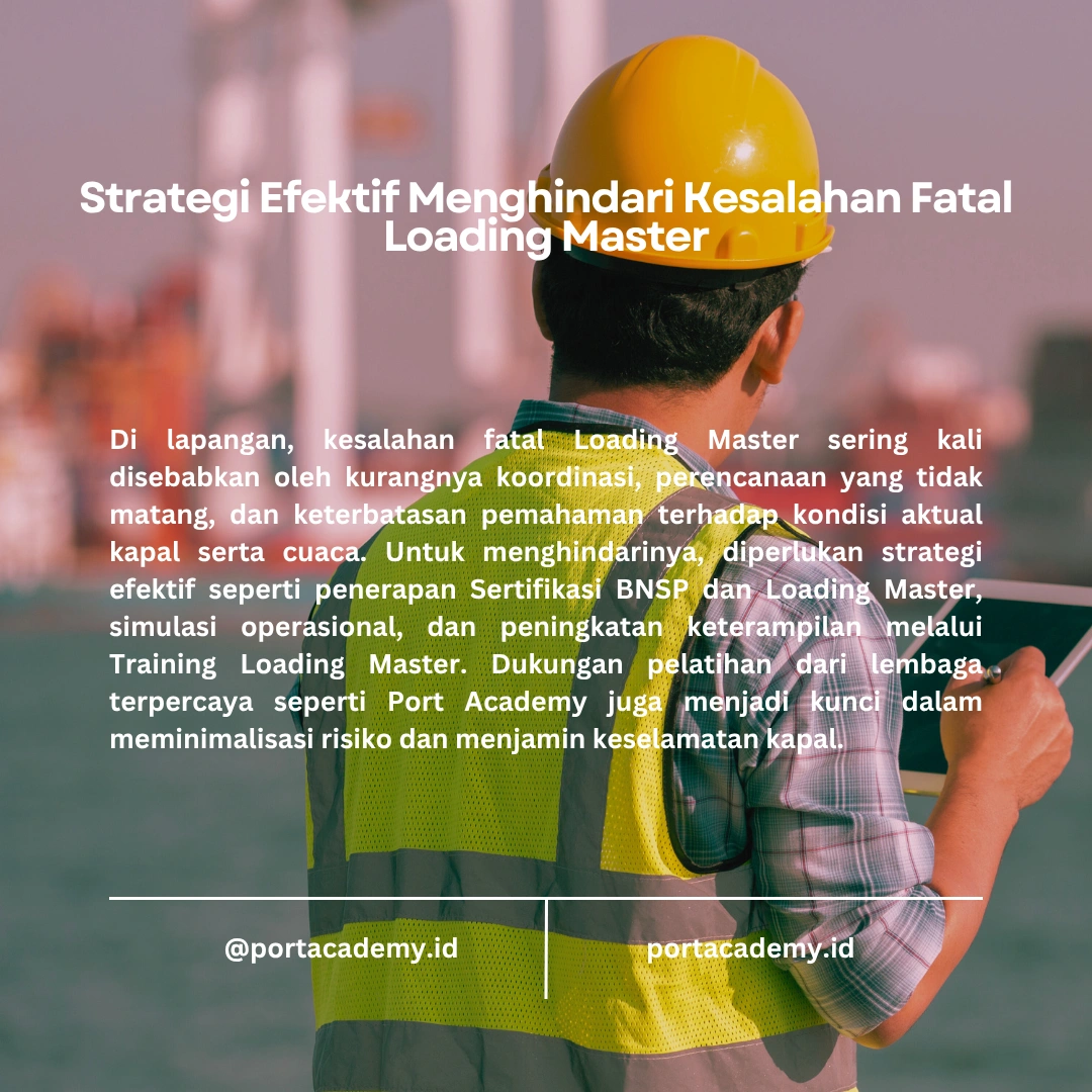 Kesalahan Fatal yang Harus Dihindari oleh Loading Master