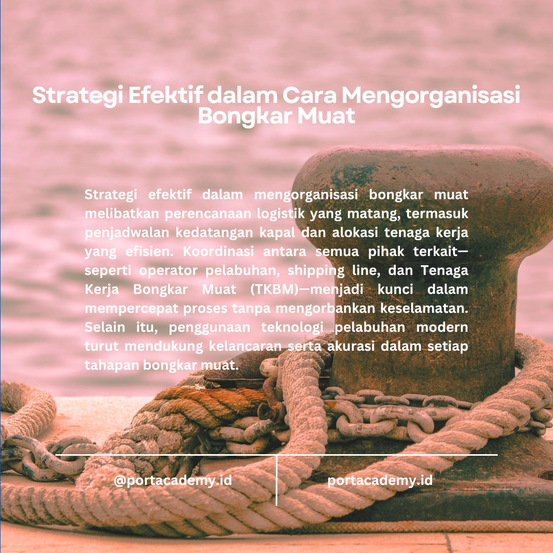 Cara Efektif Mengorganisasi Bongkar Muat di Pelabuhan