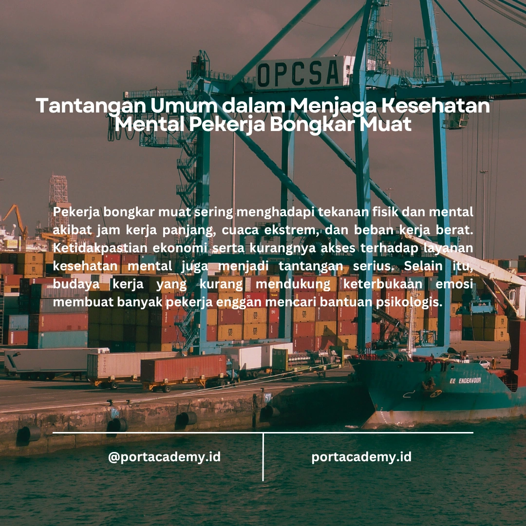 Tips Menjaga Kesehatan Mental dalam Pekerjaan TKBM