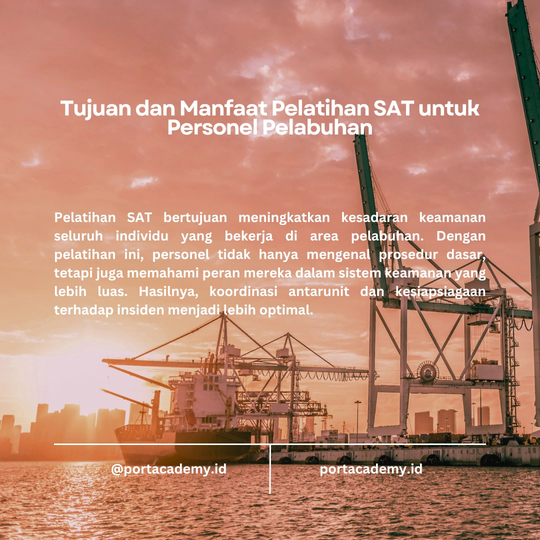 SAT untuk Pelabuhan: Pelatihan dan Sertifikasi