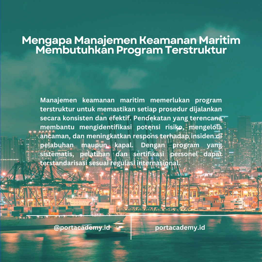 Manajemen Keamanan Maritim: Program Diklat IMO Model Course 3.24