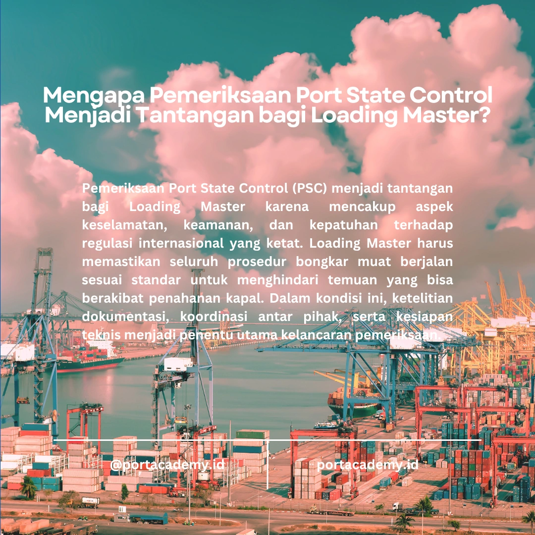 Cara Loading Master Menghadapi Pemeriksaan Port State Control