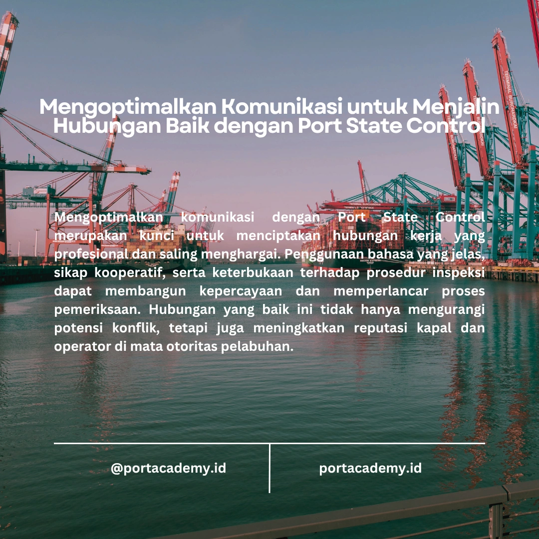 Cara Loading Master Menghadapi Pemeriksaan Port State Control