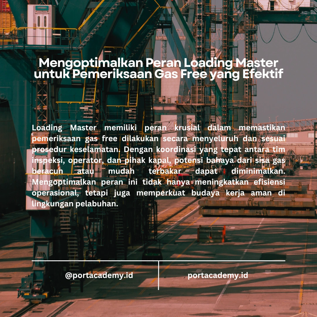 Langkah-Langkah Pemeriksaan Gas Free sebelum Muat/Bongkar