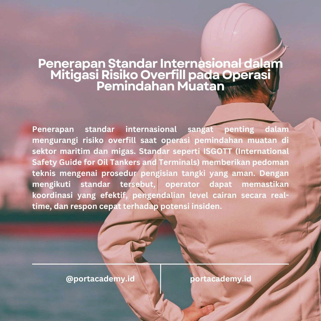 Cara Loading Master Menghindari Kejadian Overfill pada Tangki Kapal
