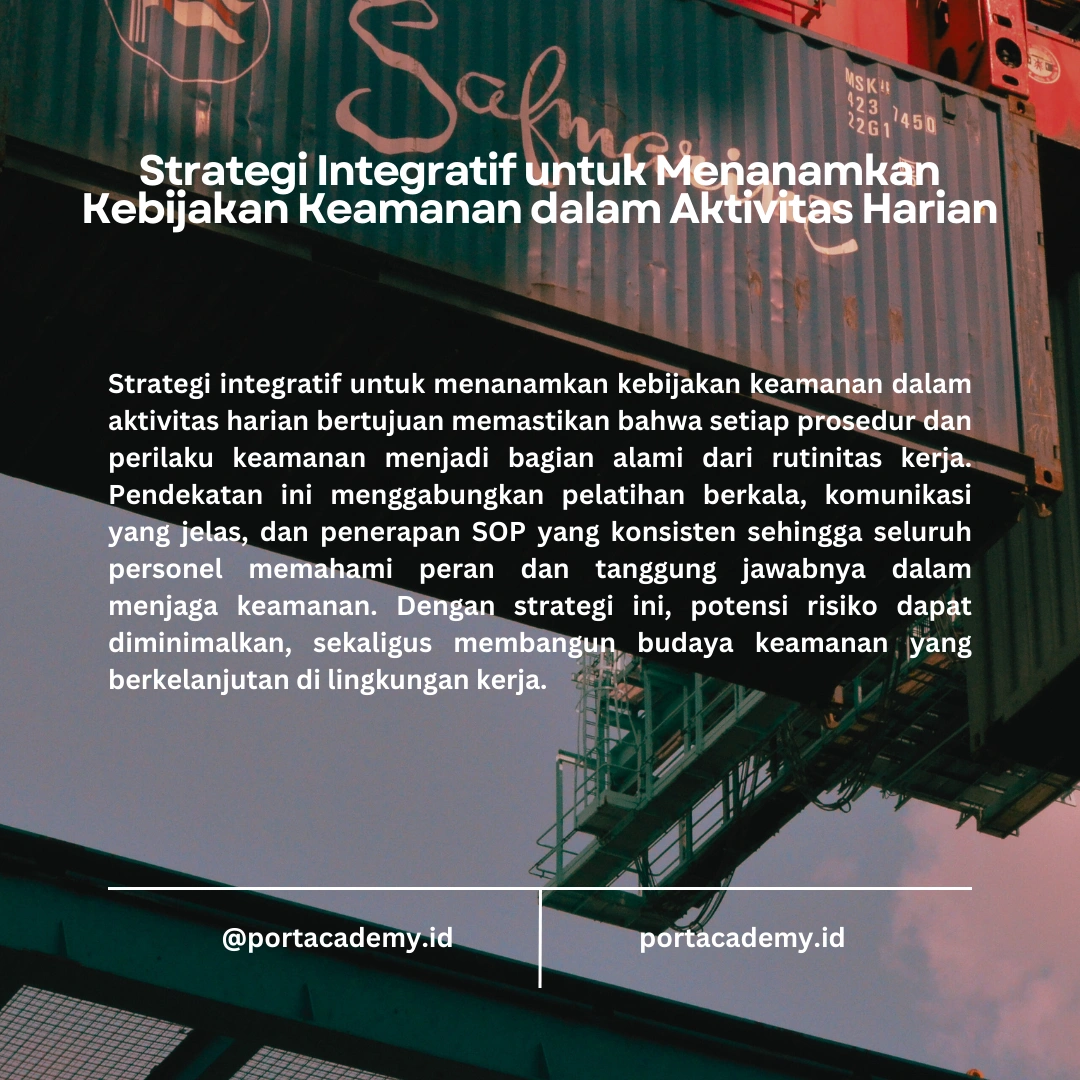 Teknik Terbaik untuk Menangani Potensi Ancaman Keamanan di Fasilitas Pelabuhan