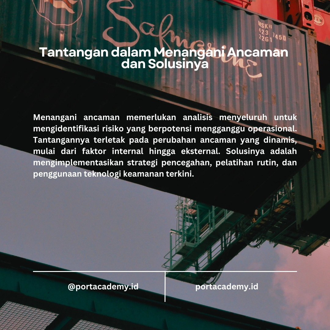 Mengidentifikasi dan Menangani Ancaman Keamanan di Fasilitas Pelabuhan