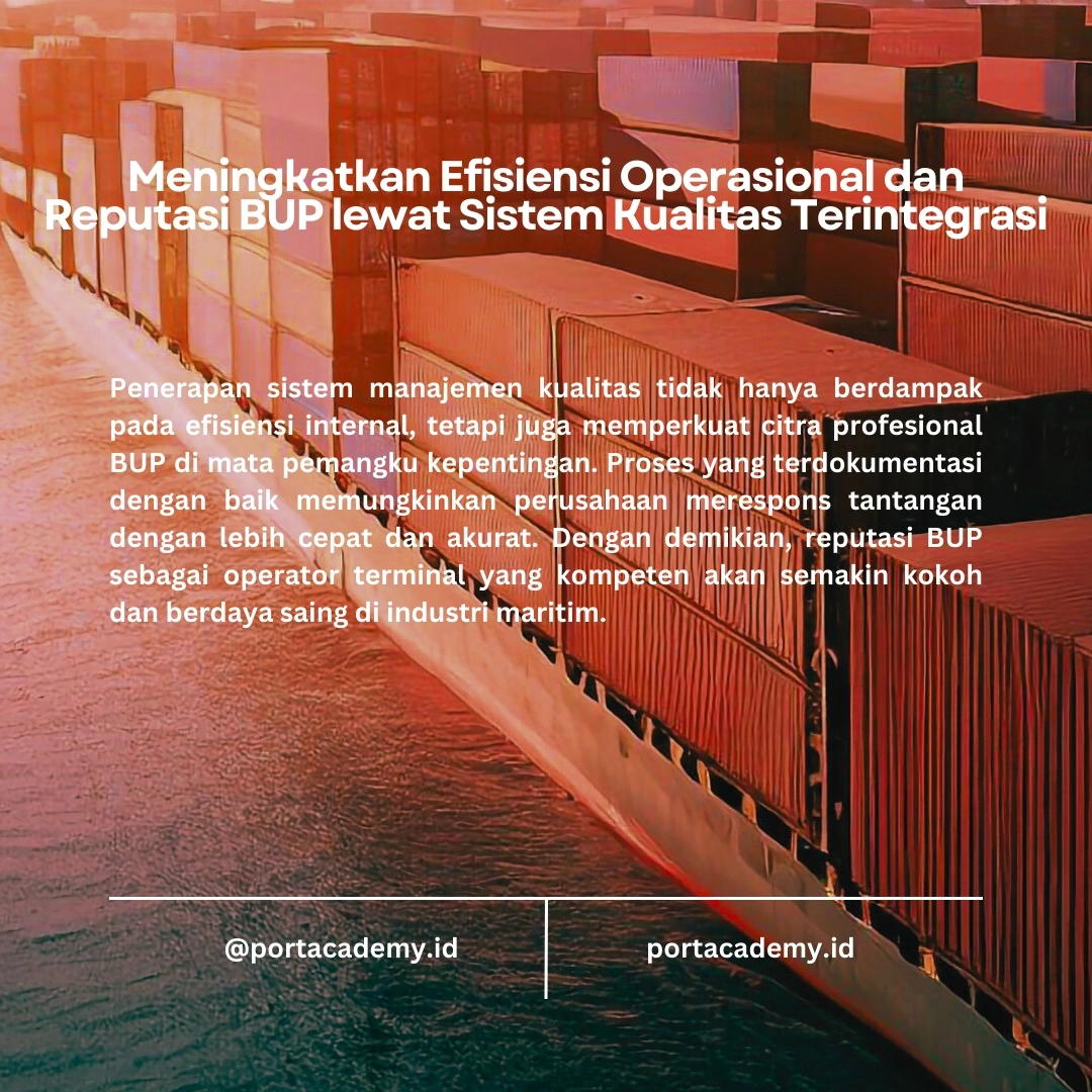 Pentingnya Manajemen Kualitas dalam Operasi BUP