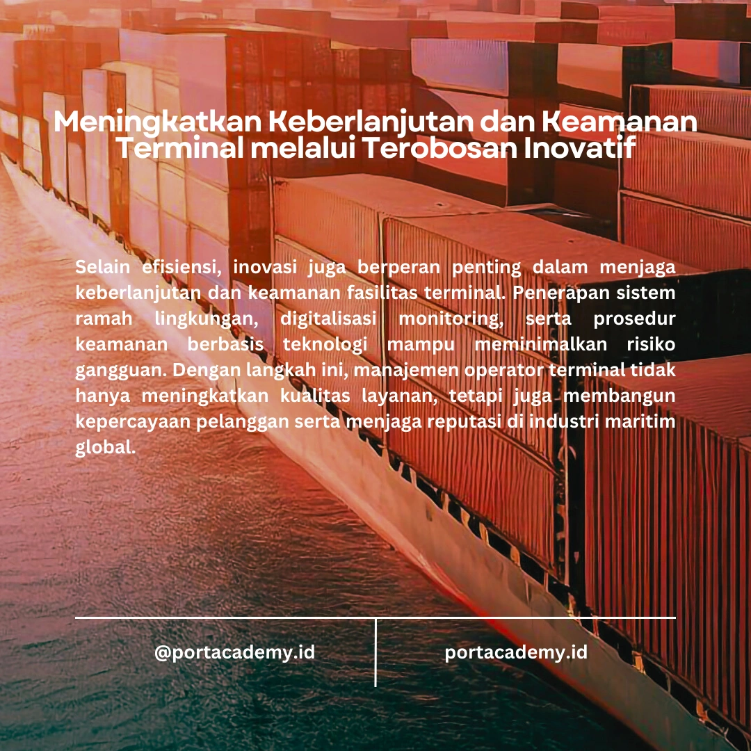 Mengapa Manajemen Operator Terminal Perlu Inovasi