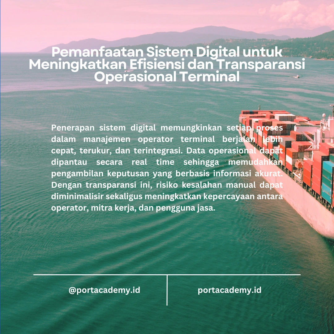 Teknologi Modern dalam Manajemen Operator Terminal