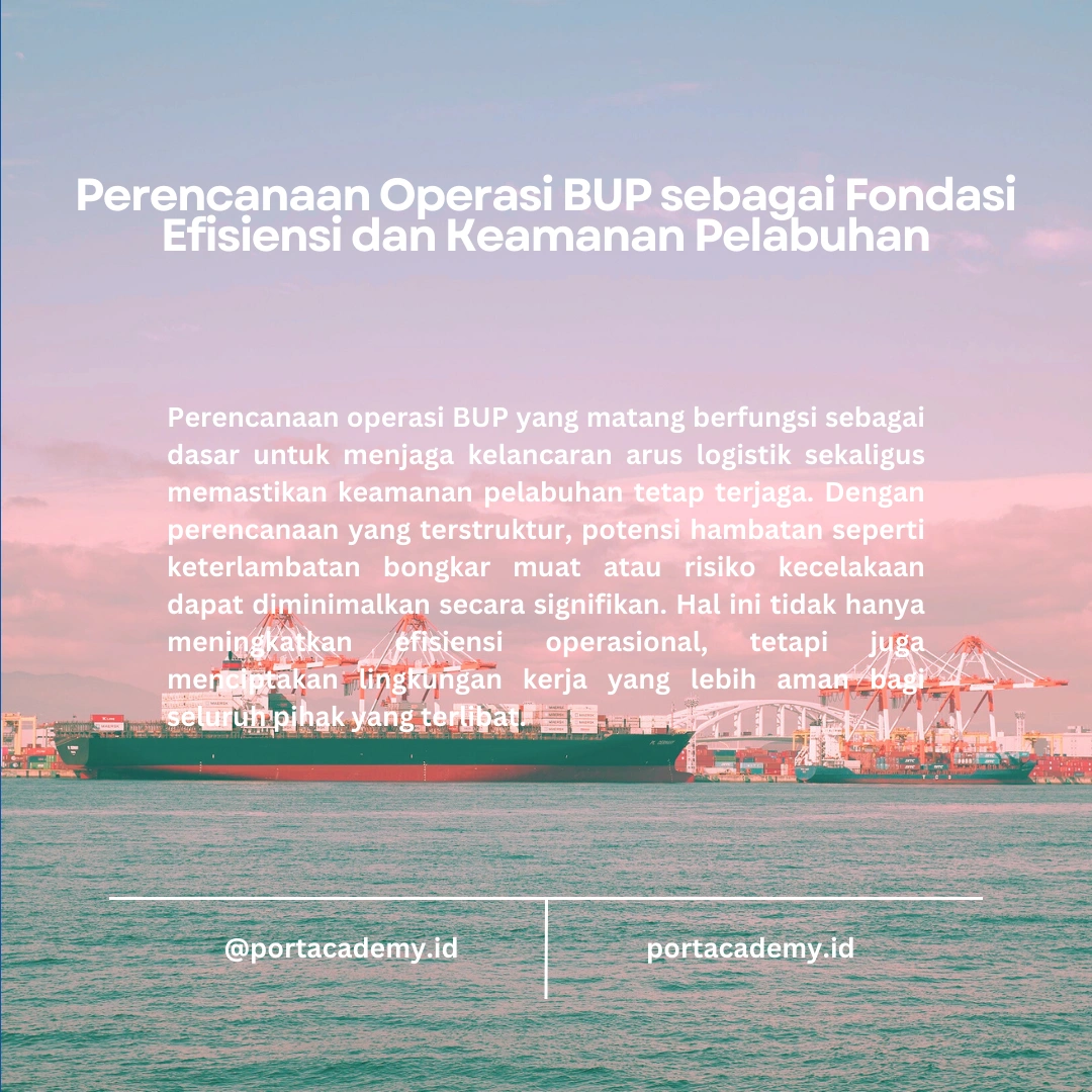Mengapa Perencanaan Operasi BUP Sangat Penting