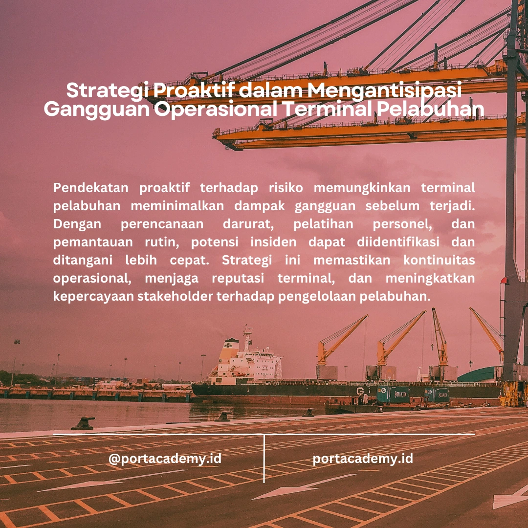 Manajemen Risiko dalam Pengoperasian Terminal Pelabuhan